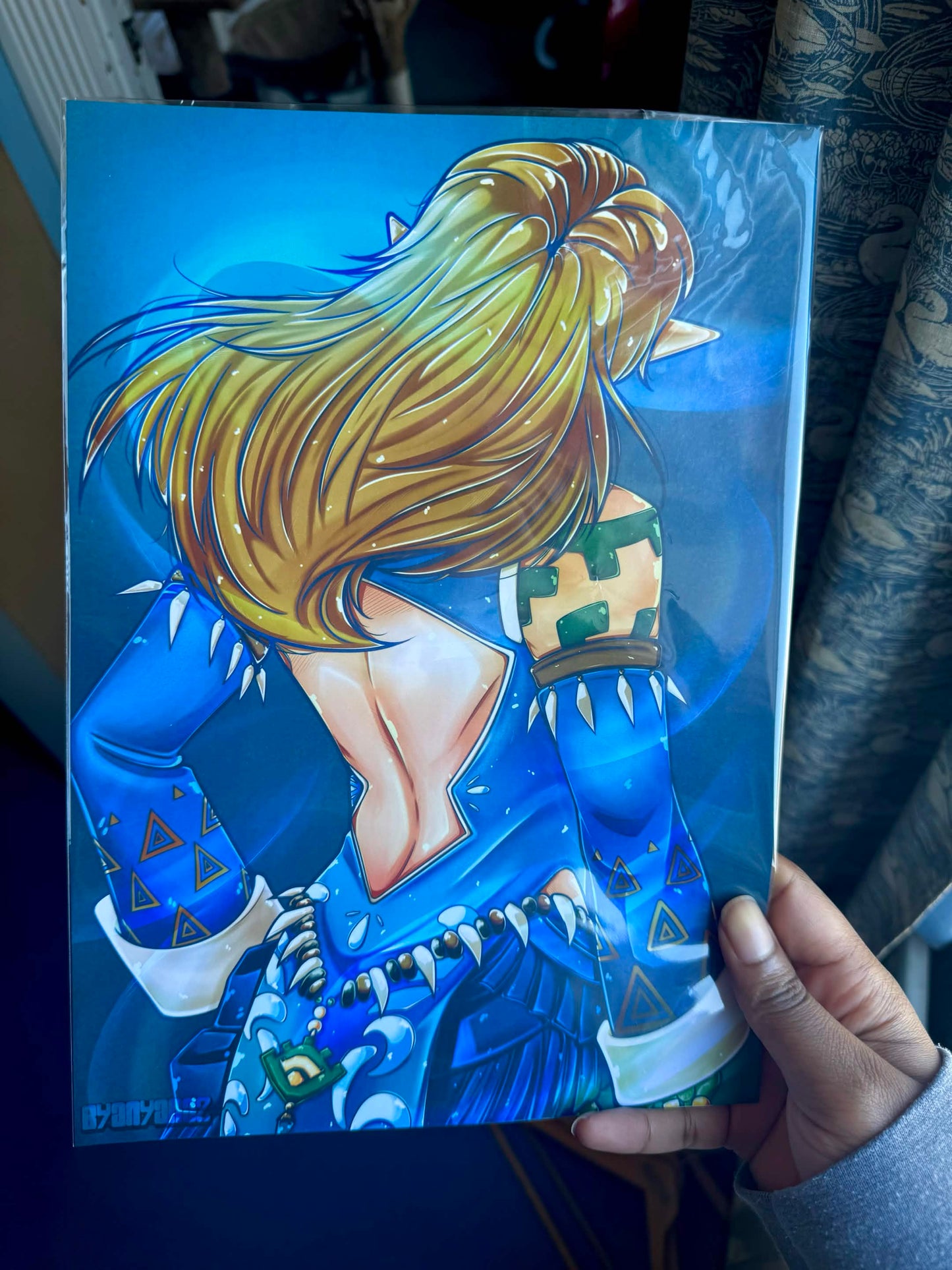 mysterious elf boy print