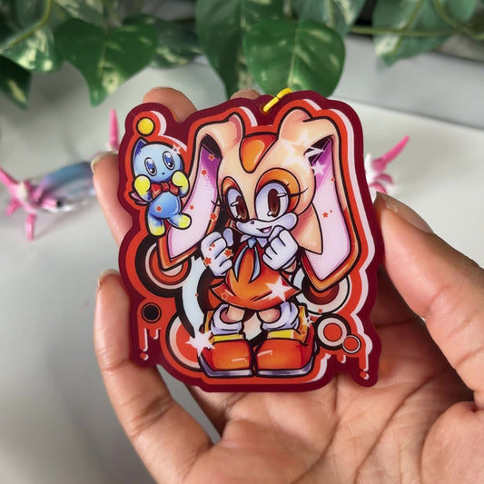 Cream the rabbit keychain