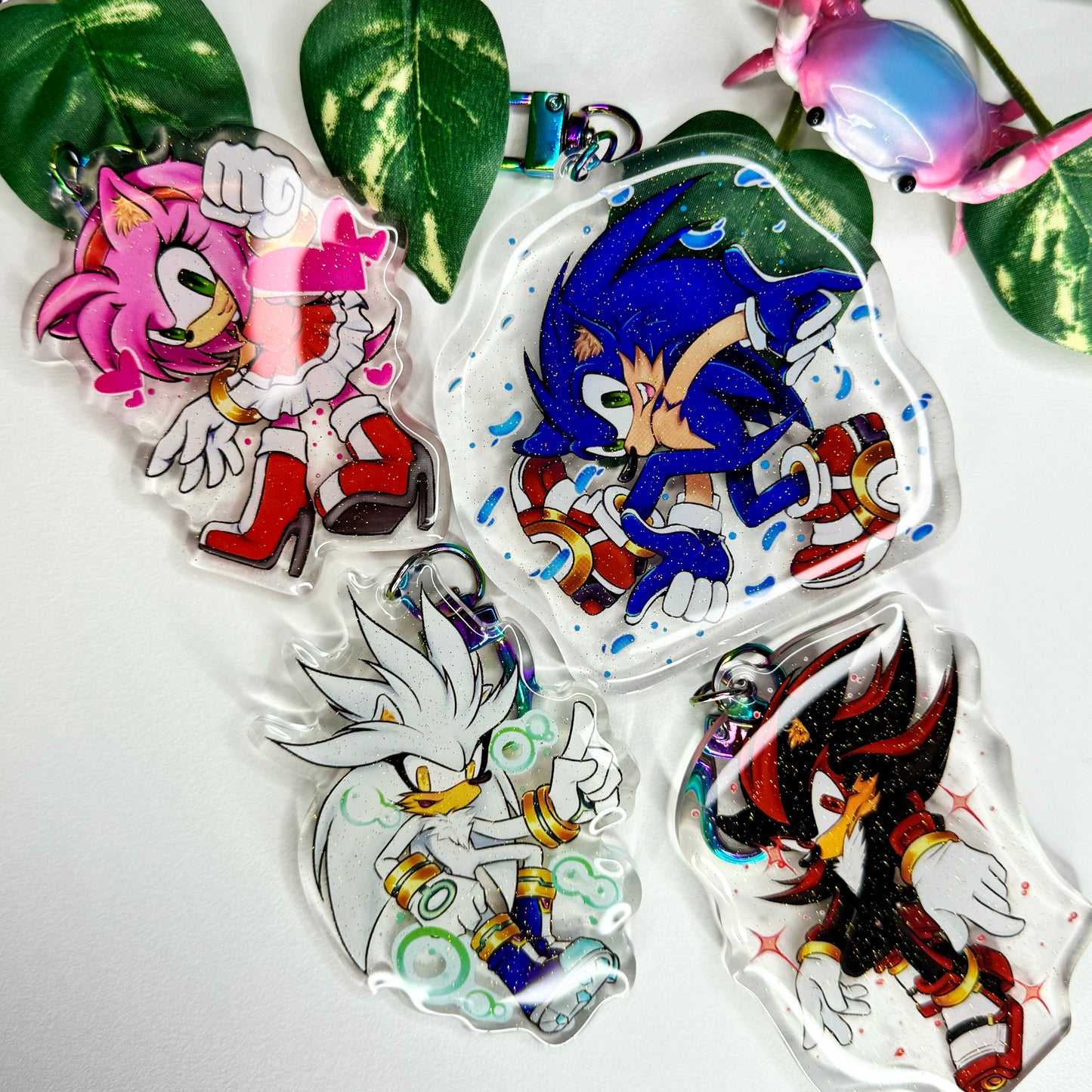 Sonic the hedgehog keychain