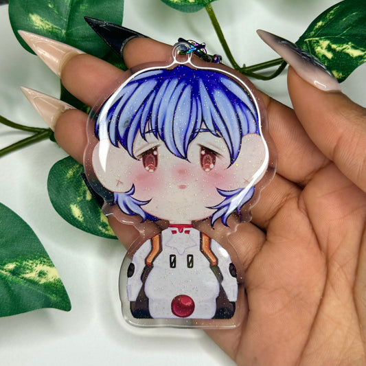 Rei ayanami keychain