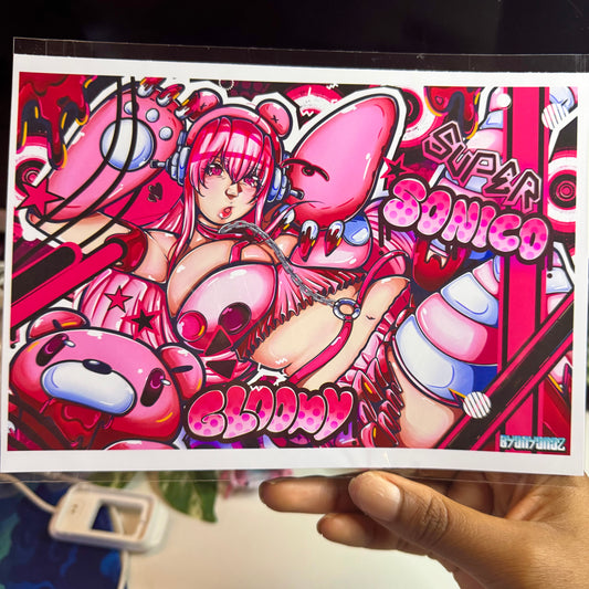 Super sonico Print