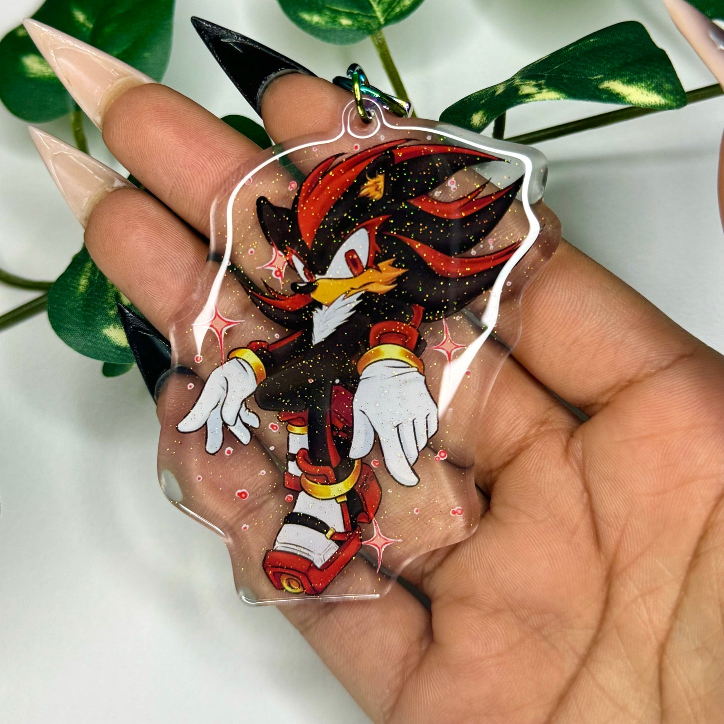 Shadow the Hedgehog keychain