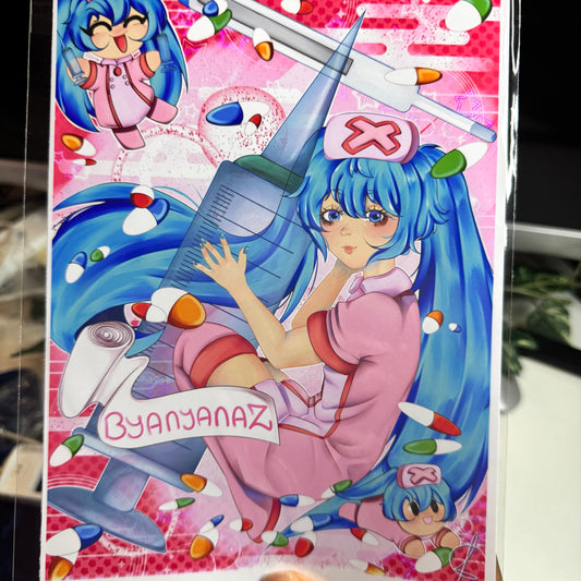 Hatsune Miku nurse print