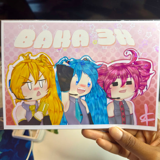 Triple baka! Print