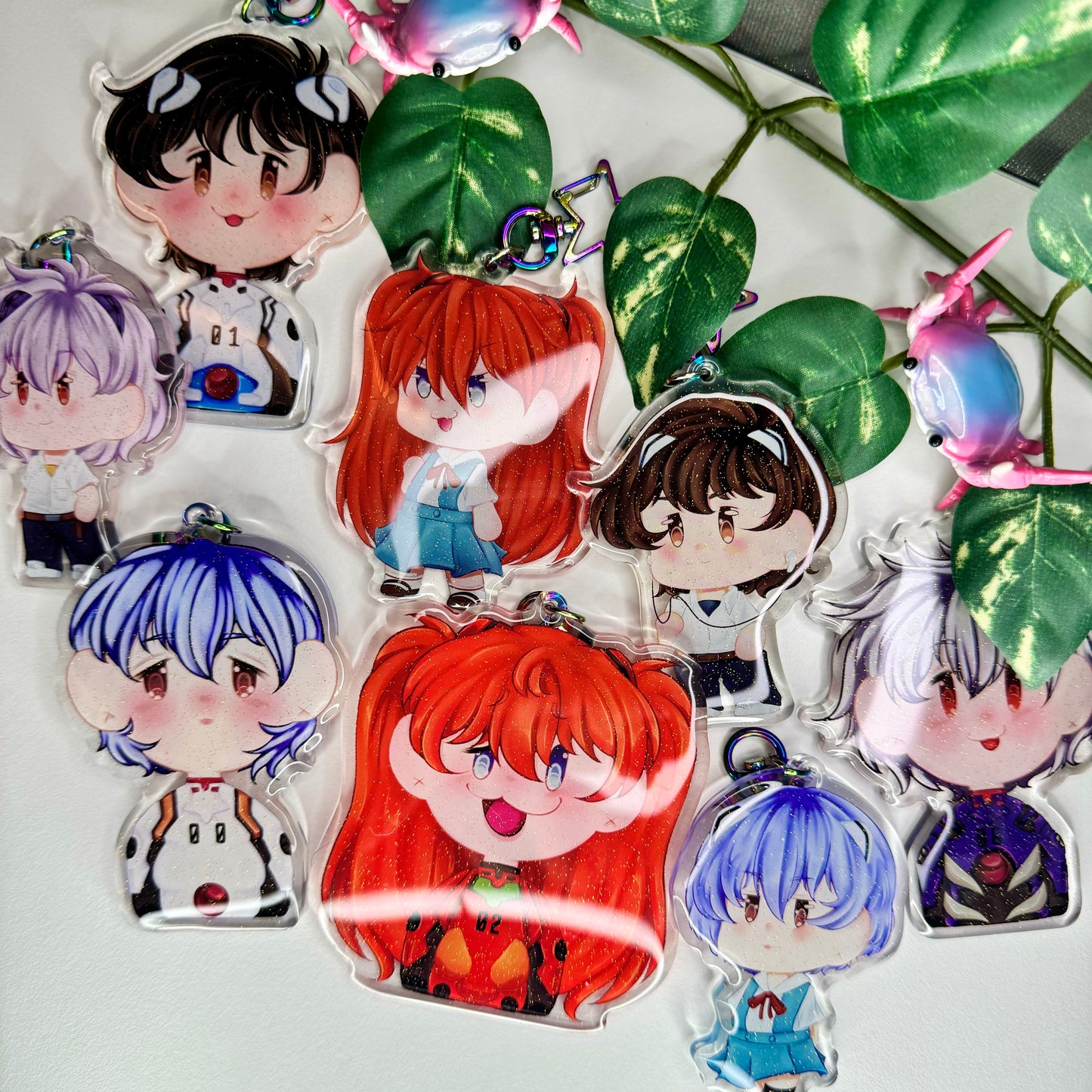 Shinji school uniform Keychain