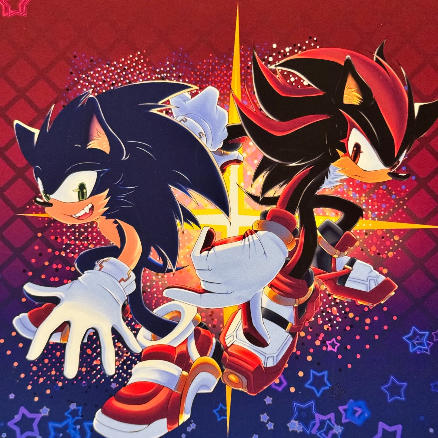 Sonic & Shadow print