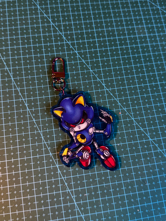 Metal Sonic keychain