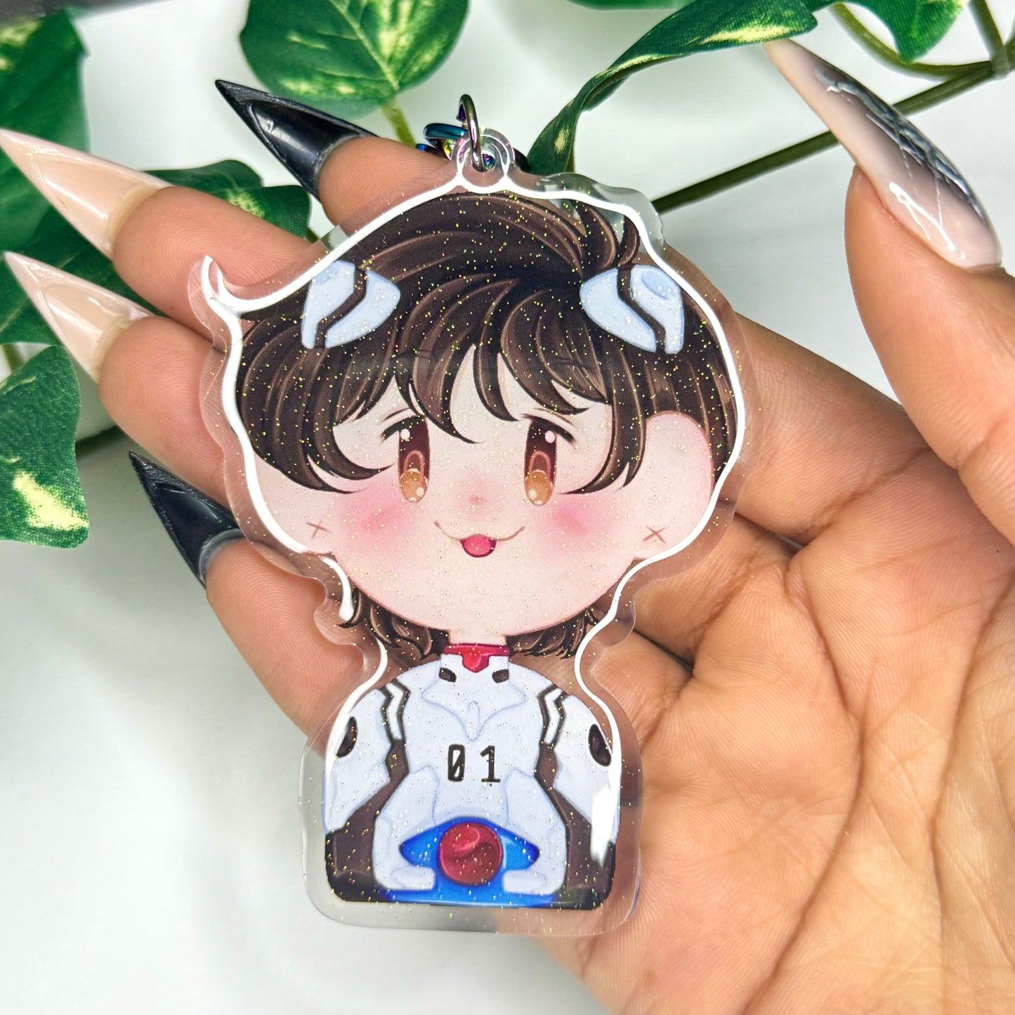 Shinji ikari keychain