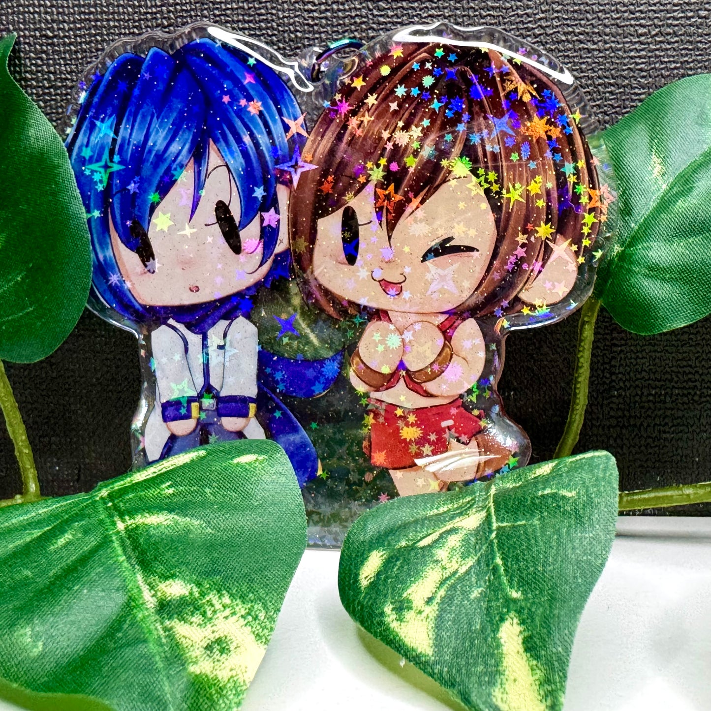 Keito and Meiko keychain