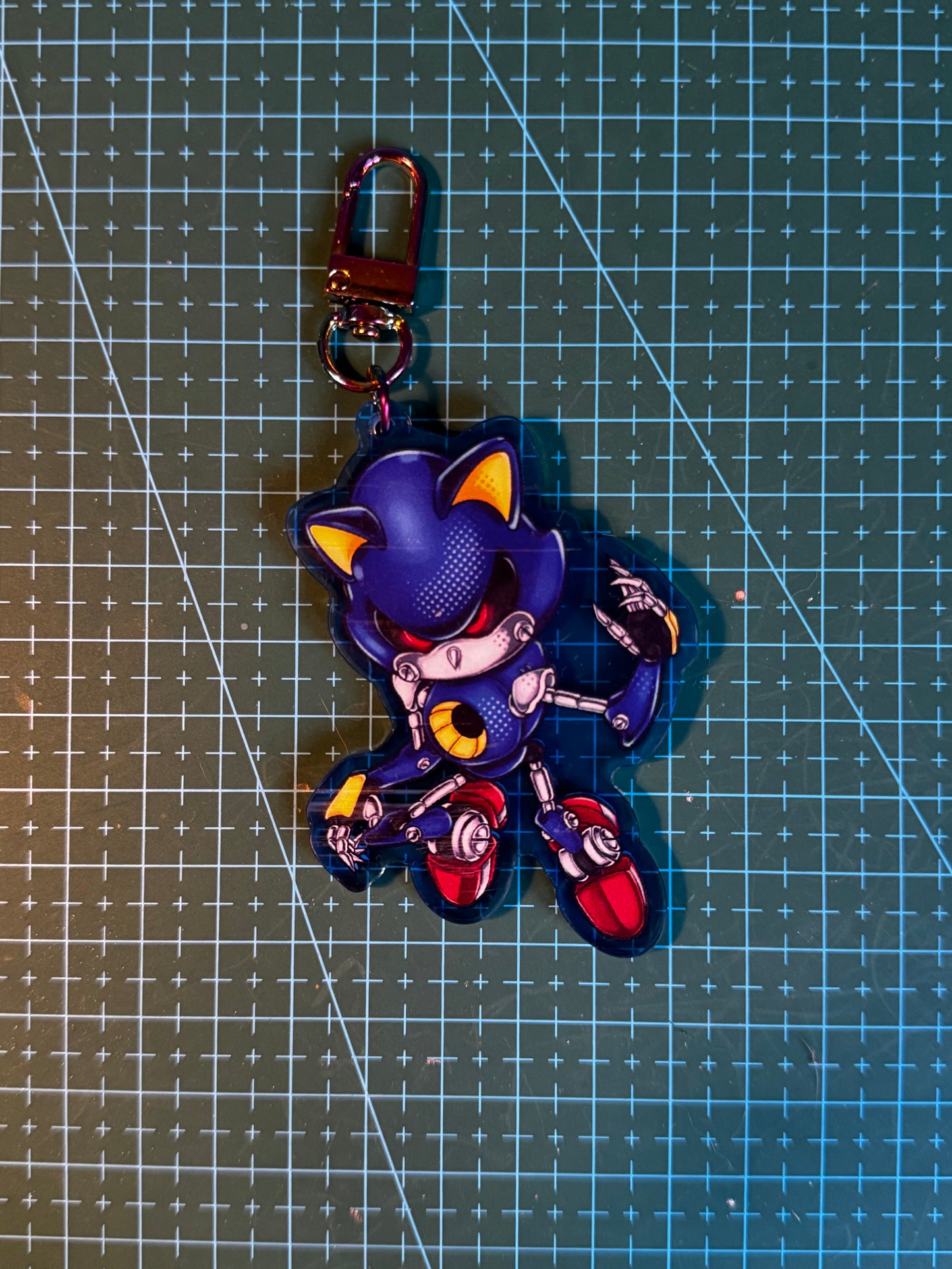 Metal Sonic keychain