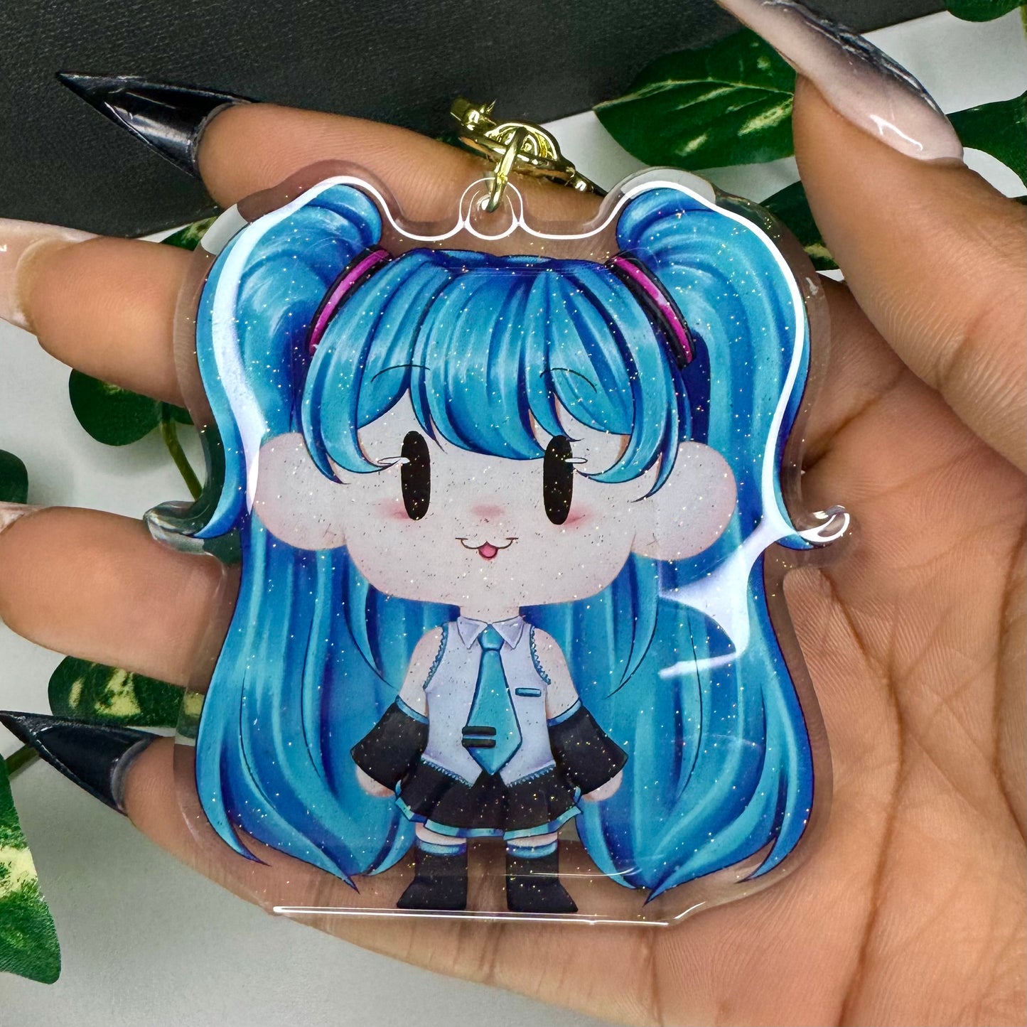 Hatsune miku keychain