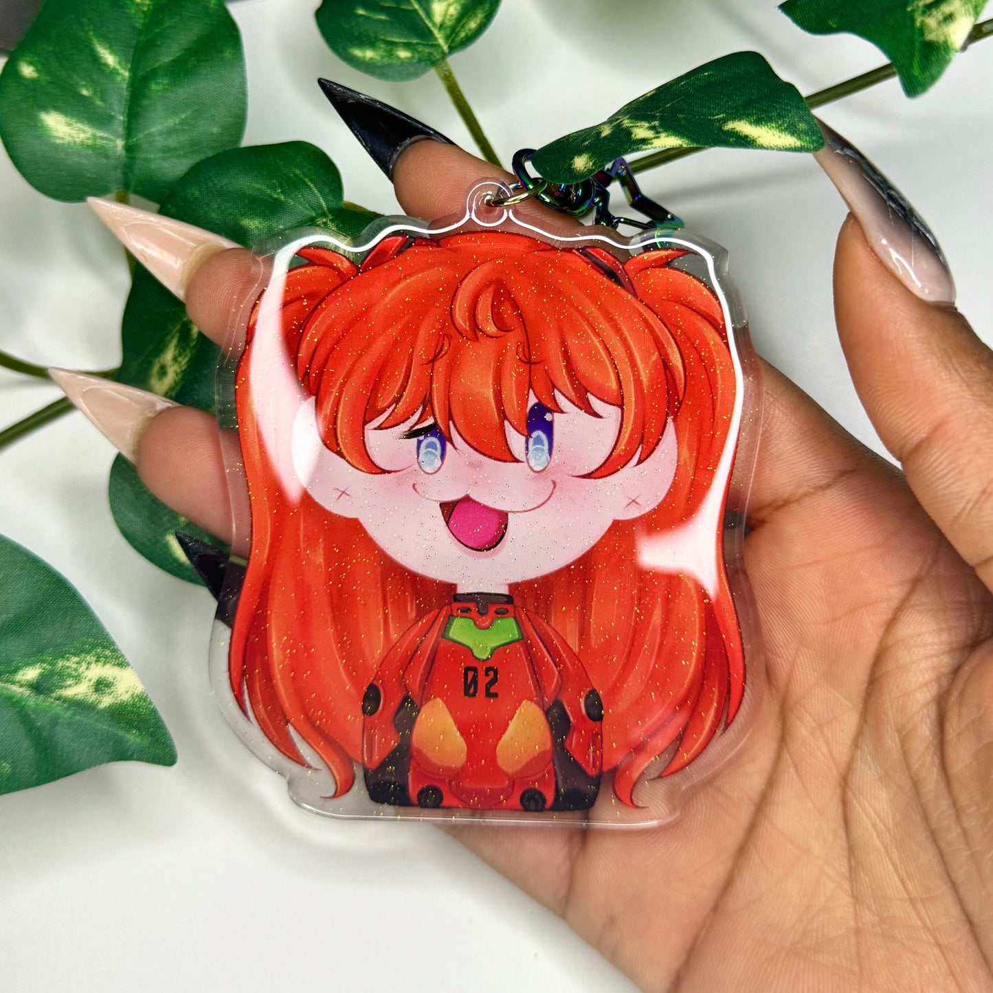 Asuka langley soryu keychain