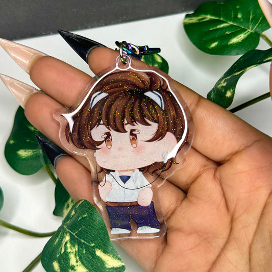 Shinji school uniform Keychain