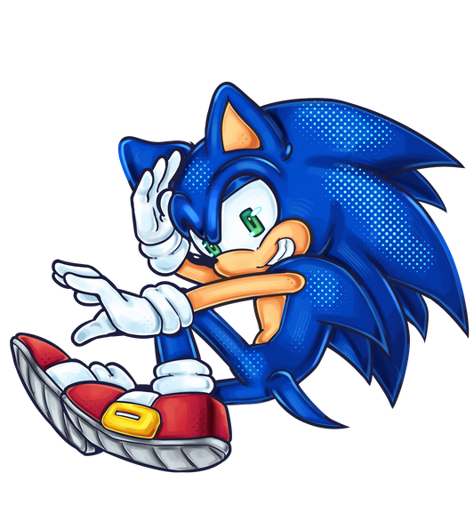 Pegatina de Sonic the Hedgehog