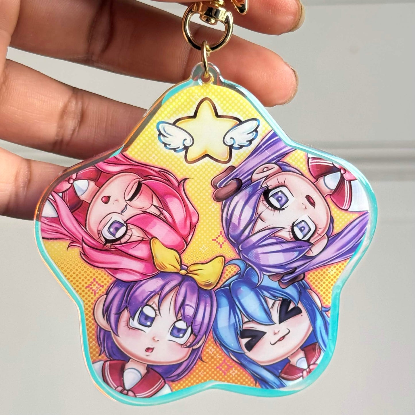 lucky star keychain