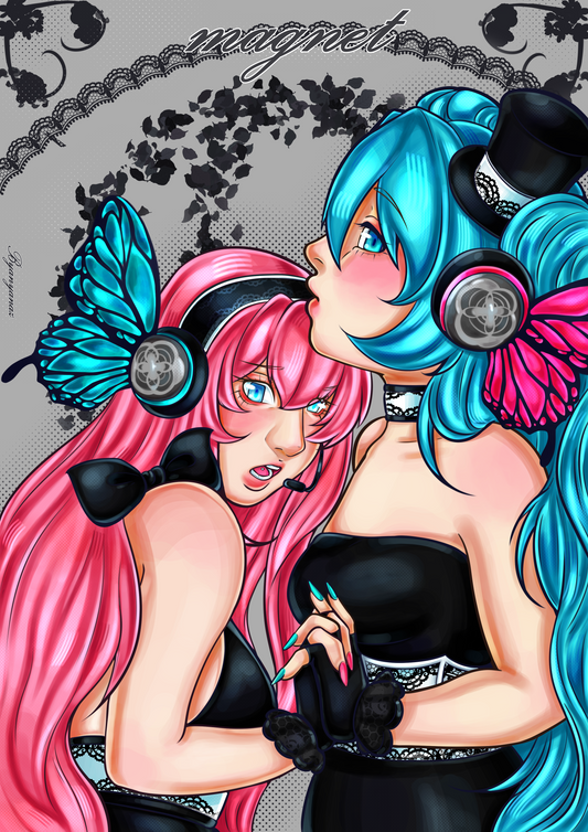 Magnet print | Miku & Luka