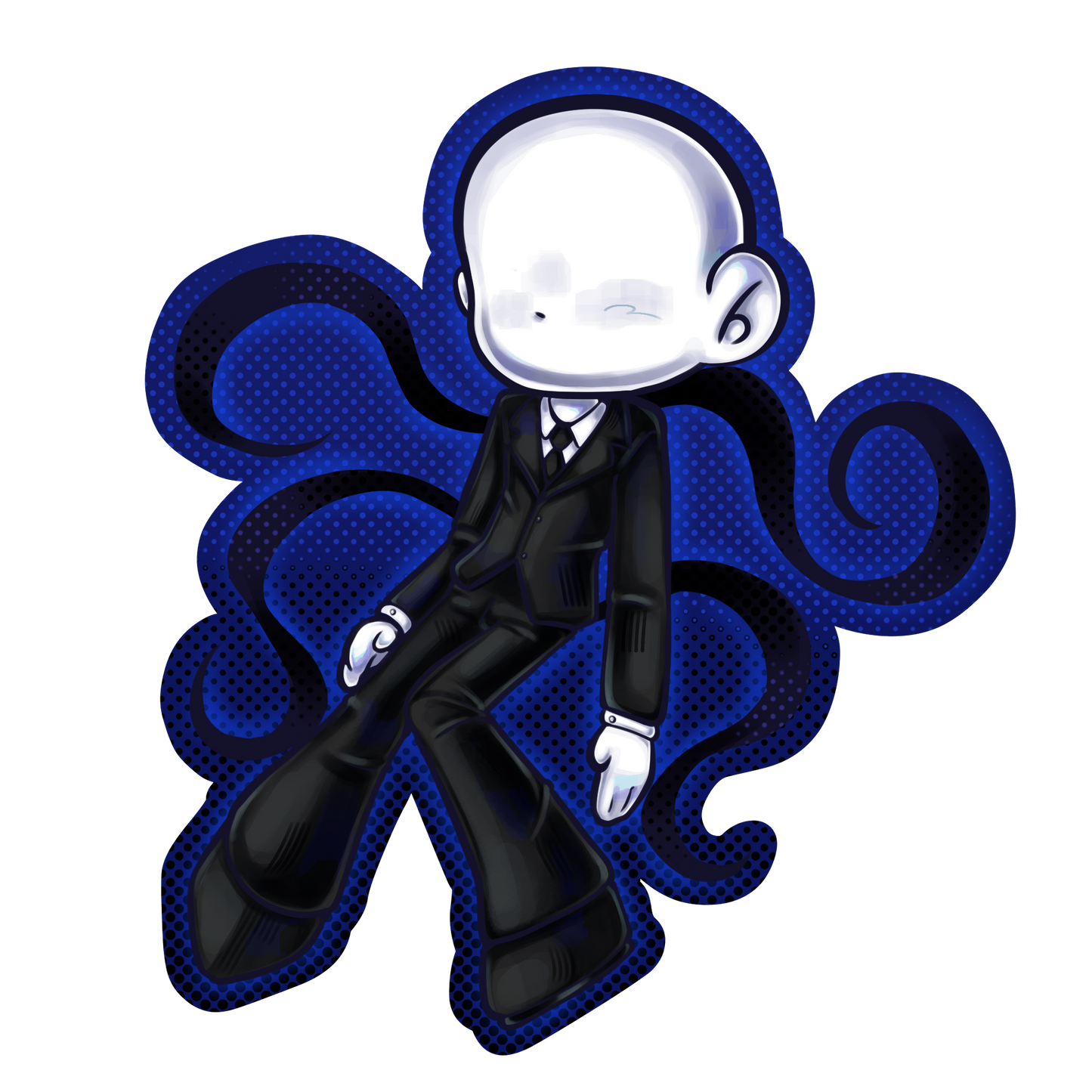 Slenderman keychain