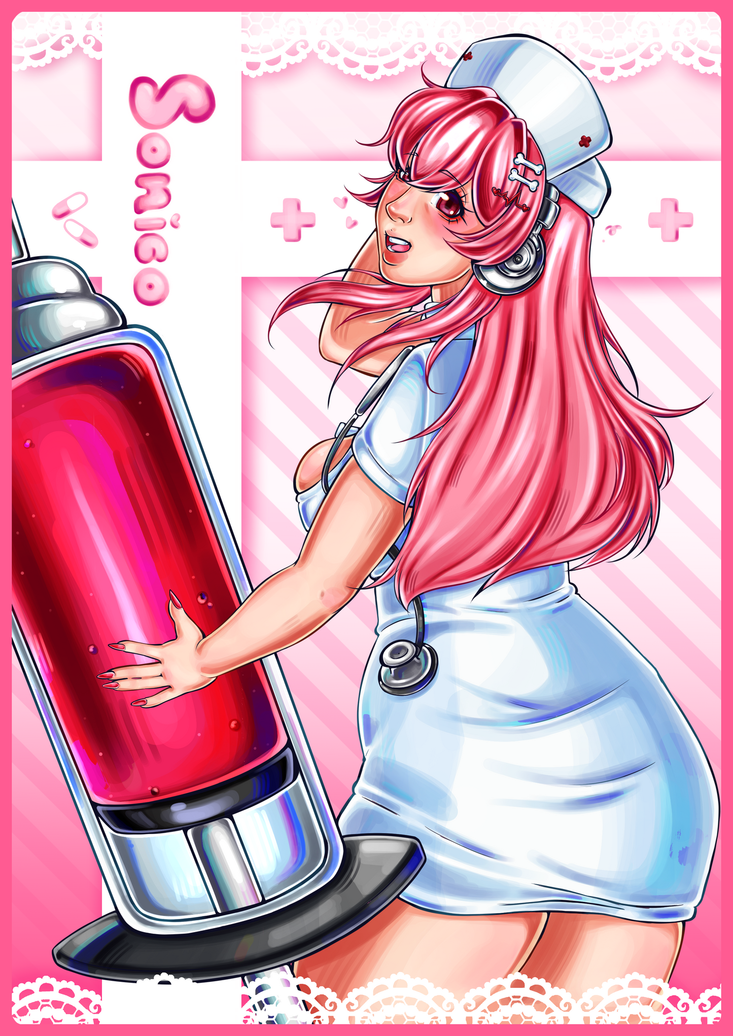 Super Sonico print
